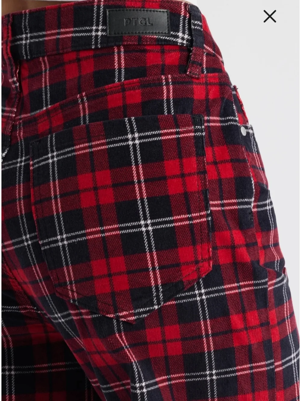No Doubt - Gwen Stefani - PTCL Plaid Pants & Black White Tube Top - Picture 5 of 12